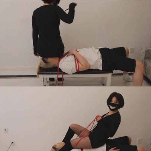 剧情片-想被“坐”的男同事！【羲又原创】OL职业装短裙坐脸黑丝长靴踩踏 YC-220702-2