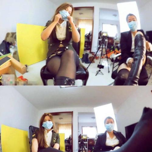 GPCT_JR513A脚窒息除臭人系列1 婧琳双S全语言 长靴臭丝袜折磨死你