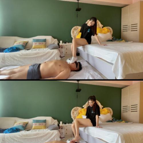 『超S·联盟』187身高巨大女长腿凌辱 YC-220721